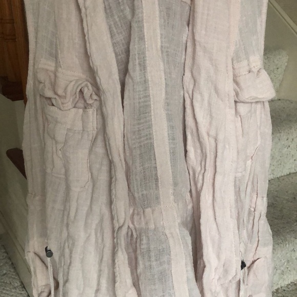 Torrid Gauzy Drape Front Vest - Picture 6 of 13